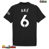 Camisa de Futebol Manchester City Nathan Ake #6 Equipamento Secundário 2025-26 Manga Curta